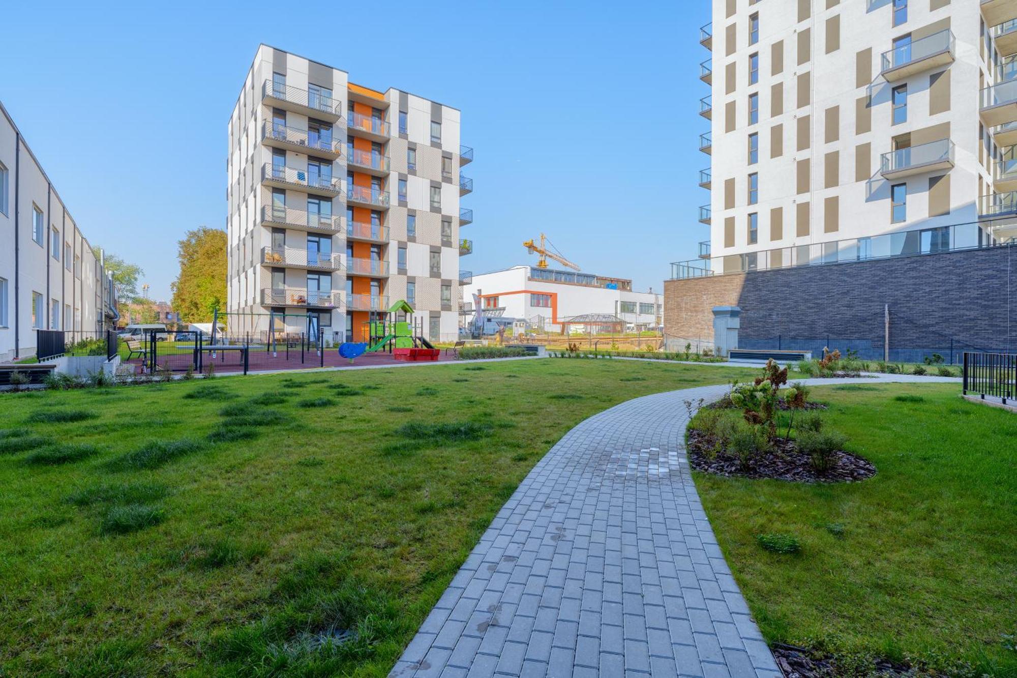 Cozy Two Room Apartment Near City Center Vilnius Exterior photo